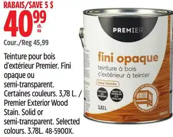 Canadian Tire Premier Exterior Wood Stain offer
