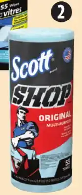 Canadian Tire Scott Blue Shop Towels offer