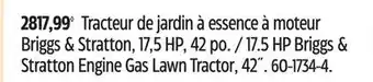 Canadian Tire Troy-Bilt SD 17.5 HP Lawn Tractor, 42-in offer