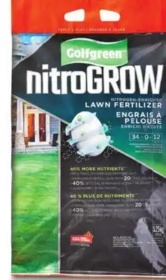 Canadian Tire Golfgreen NitroGROW Lawn Fertilizer offer