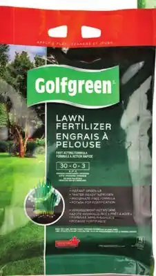 Canadian Tire Golfgreen Lawn Fertilizer offer