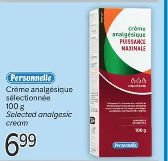 Brunet PERSONNELLE Crème analgésique sélectionnée offer