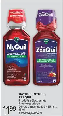 Brunet DAYQUIL, NYQUIL, ZZZQUIL Produits sélectionnés Rhume et grippe offer