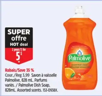 Canadian Tire Palmolive Dish Soap, 828mL offer