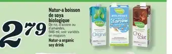 Marché Richelieu NATUR‑A BOISSON DE SOYA BIOLOGIQUE | NATUR‑A ORGANIC SOY DRINK offer