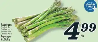 Marché Richelieu ASPERGES | ASPARAGUS offer