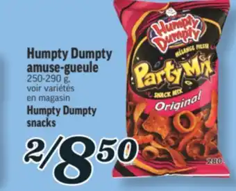 Marché Richelieu HUMPTY DUMPTY AMUSE-GUEULE | HUMPTY DUMPTY SNACKS offer