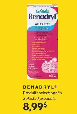 Brunet BENADRYL Produits sélectionnés offer