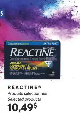 Brunet REACTINE Produits sélectionnés offer