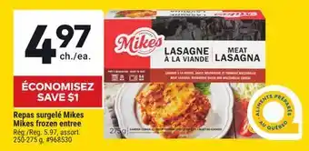 Giant Tiger Mikes frozen entree offer