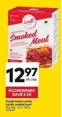 Giant Tiger Levitts smoked meat offer