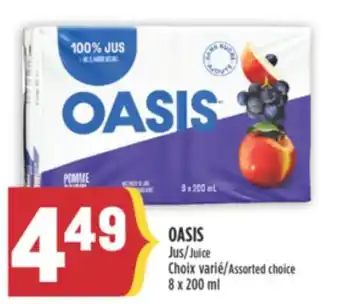 Marché Adonis OASIS Jus/Juice Choix varié offer