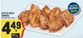 Marché Adonis AILES DE POULET MARINÉES offer