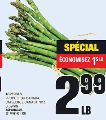 Provigo ASPERGES offer