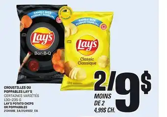 Provigo CROUSTILLES OU POPPABLES LAY'S, 130-235 G offer