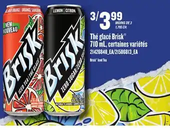 Provigo THÉ GLACÉ BRISK , 710 mL offer