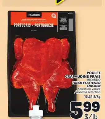 Marché Bonichoix RICARDO FRESH FLATTENED CHICKEN offer