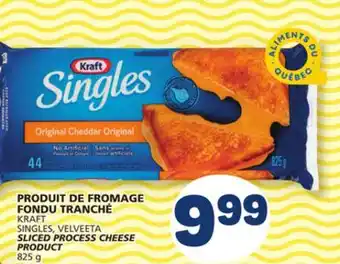 Marché Bonichoix KRAFT SINGLES, VELVEETA SLICED PROCESS CHEESE PRODUCT offer