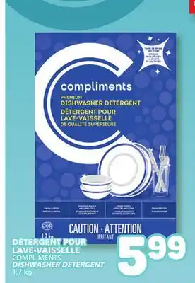 Marché Bonichoix COMPLIMENTS DISHWASHER DETERGENT offer