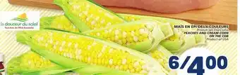 Marché Bonichoix PEACHES AND CREAM CORN ON THE COB offer