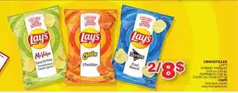 Marches Tradition LAY'S (220 or 235 g), POPPABLES (130 g), CHIPS offer