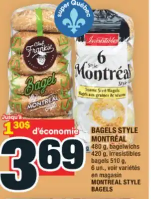 Super C BAGELS STYLE MONTRÉAL | MONTREAL STYLE BAGELS offer