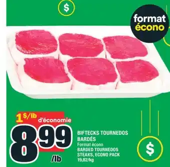Super C BIFTECKS TOURNEDOS BARDÉS | BARDED TOURNEDOS STEAKS offer