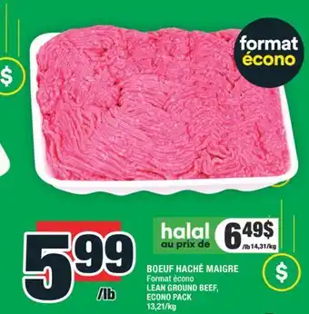 Super C BOEUF HACHÉ MAIGRE | LEAN GROUND BEEF offer