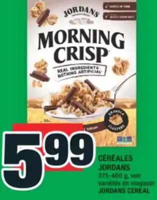 Super C CÉRÉALES JORDANS | JORDANS CEREAL offer