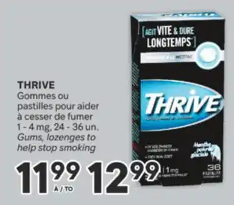 Brunet THRIVE Gommes ou pastilles pour aider à cesser de fumer offer