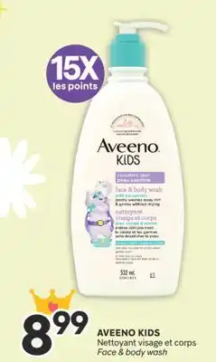 Brunet AVEENO KIDS Nettoyant visage et corps offer