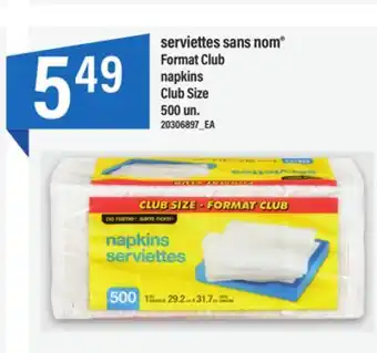 Maxi SERVIETTES SANS NOM, 500 un offer