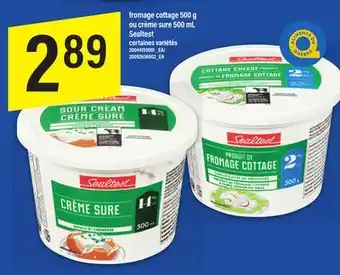Maxi FROMAGE COTTAGE 500 G OU CRÈME SURE 500 ML SEALTEST offer