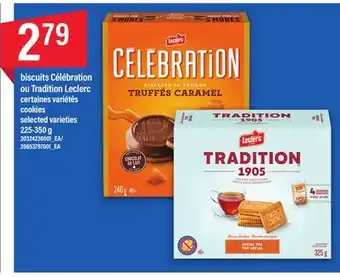 Maxi BISCUITS CÉLÉBRATION OU TRADITION LECLERC, 225-350 g offer