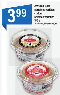 Maxi CRETONS NOREL offer
