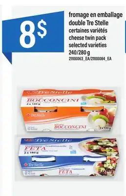 Maxi FROMAGE EN EMBALLAGE DOUBLE TRE STELLE, 240/280 G offer