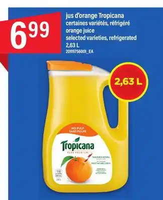 Maxi Jus d'orange Tropicana offer