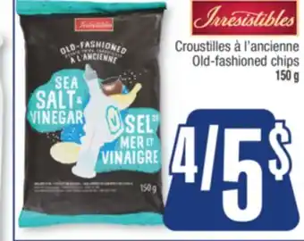 Jean Coutu Irresistibles Old-fashioned chips offer