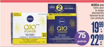 Jean Coutu NIVEA Q10 Selected facial care products offer