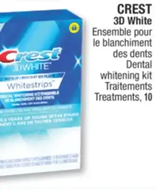 Jean Coutu CREST 3D White Dental whitening kit Treatments offer