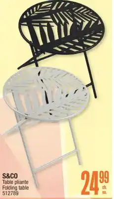 Jean Coutu S&CO Folding Table offer