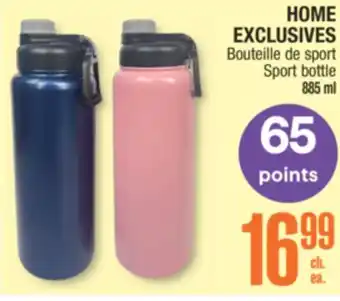 Jean Coutu HOME EXCLUSIVES Sport bottle offer