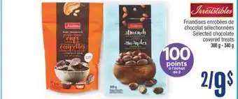 Jean Coutu IRRESISTIBLES Selected chocolate covered treats offer