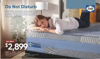 Dormez Vous Sealy Posturepedic optimum chill trio vesta mattress offer