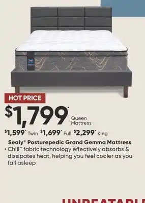 Sealy Posturepedic grand gemma mattress