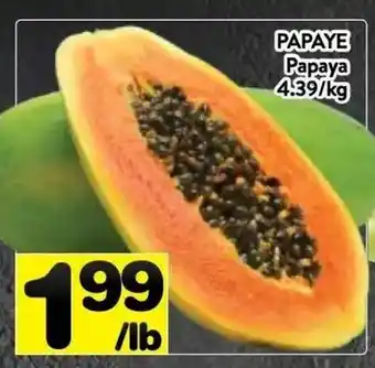 Supermarché PA PAPAYE papaya offer