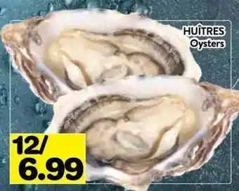 Supermarché PA HUITRES Oysters offer