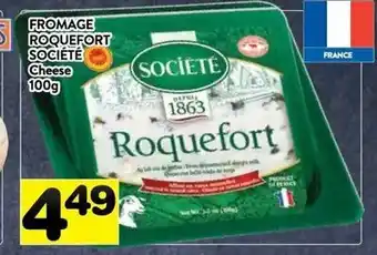 Supermarché PA FROMAGE ROQUEFORT SOCIETE Cheese offer