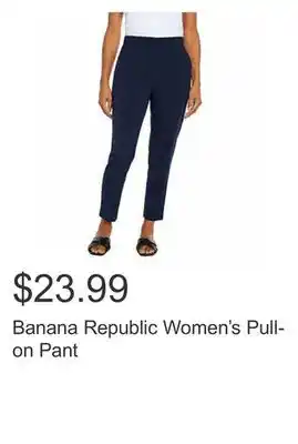 Costco Banana Republic Women's Pull-on Pant offer