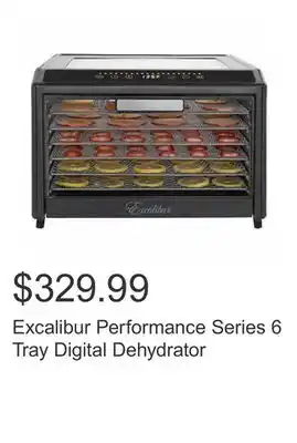 Costco Excalibur Performance Series 6 Tray Digital Dehydrator offer